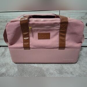 Bogg Pink and Brown Tote Bag